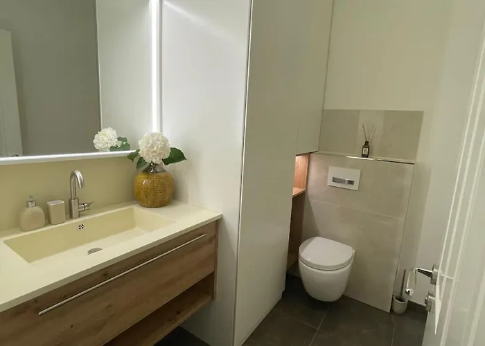 Apartmán Luxurioeses Loft Mit Grosser Sonnenterrasse & Sauna Mnichov