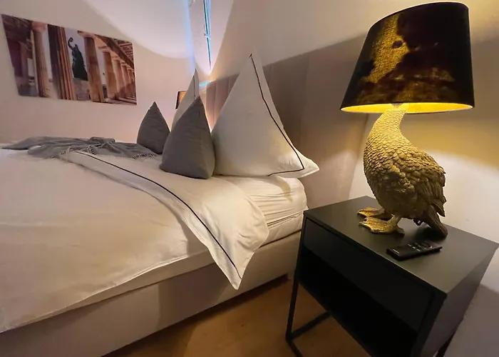 Luxurioeses Loft Mit Grosser Sonnenterrasse & Sauna Apartmán Mnichov